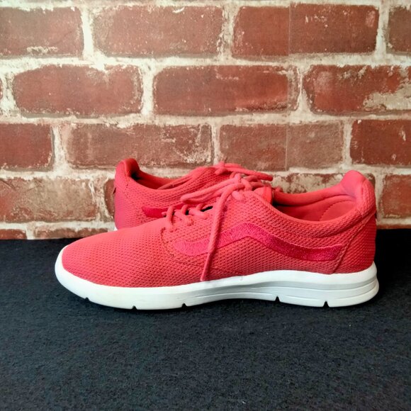 Vans Iso Womens Shoes Size 6 Red Sneakers - Picture 6 of 8